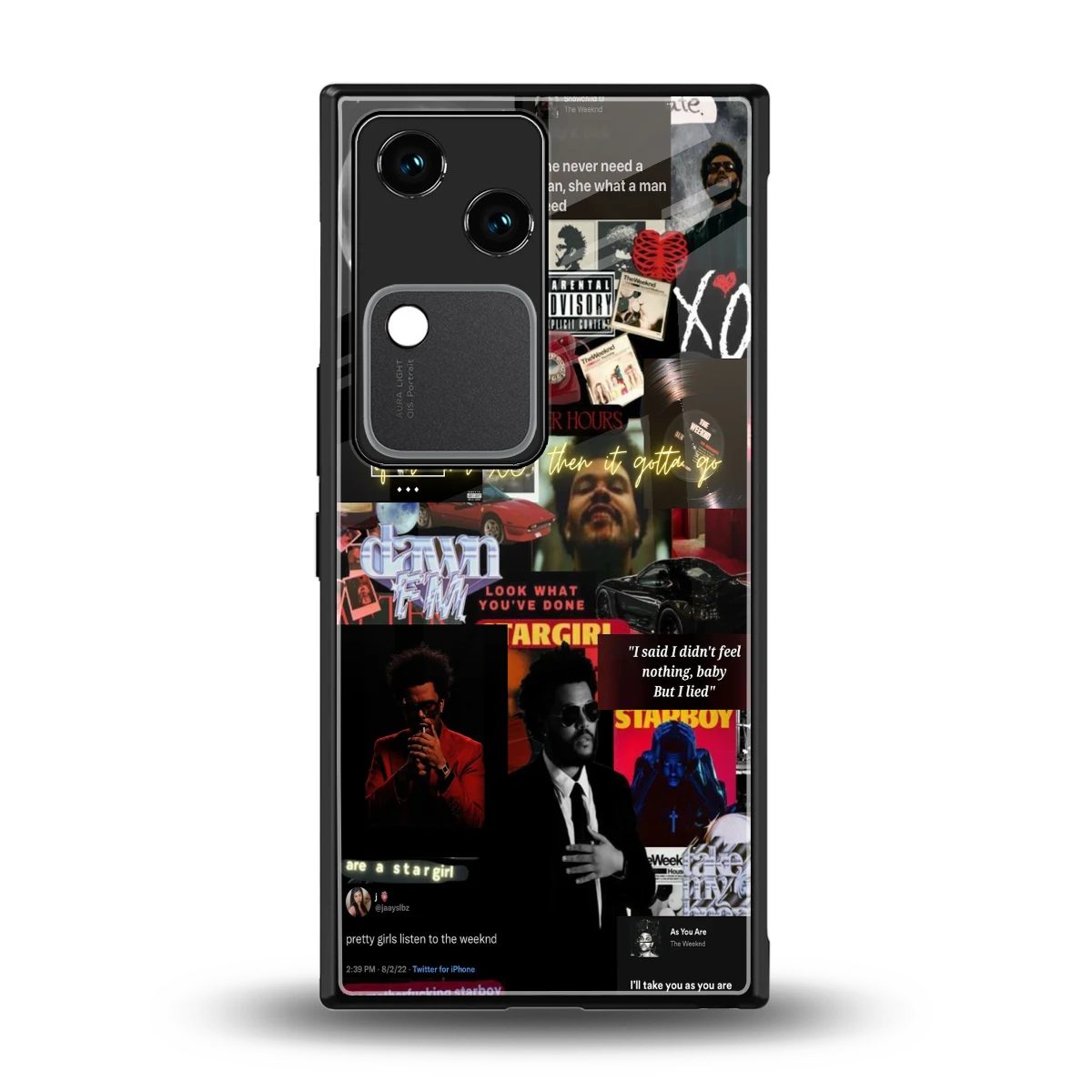 Star Boy Aura back phone cover | glass case for vivo v30