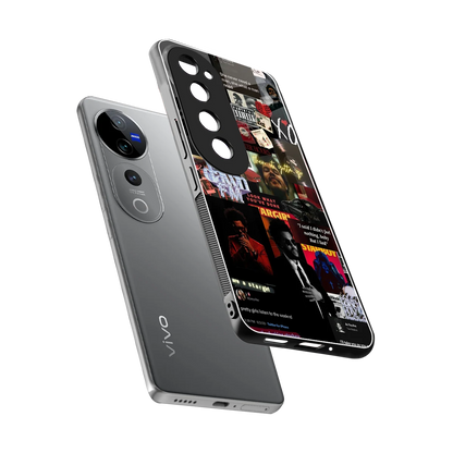 Star Boy Aura sleek vivo v40 pro cover with tempered glass back and TPU edges
