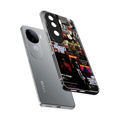 Star Boy Aura sleek vivo v40e cover with tempered glass back and TPU edges