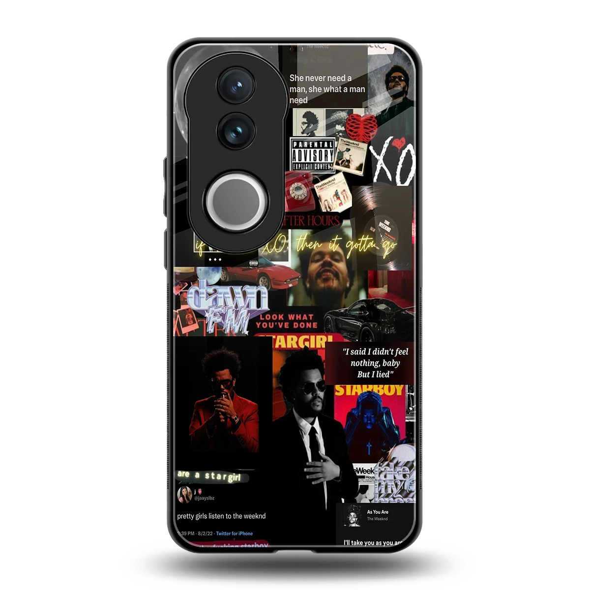 Star Boy Aura back phone cover | glass case for vivo v50