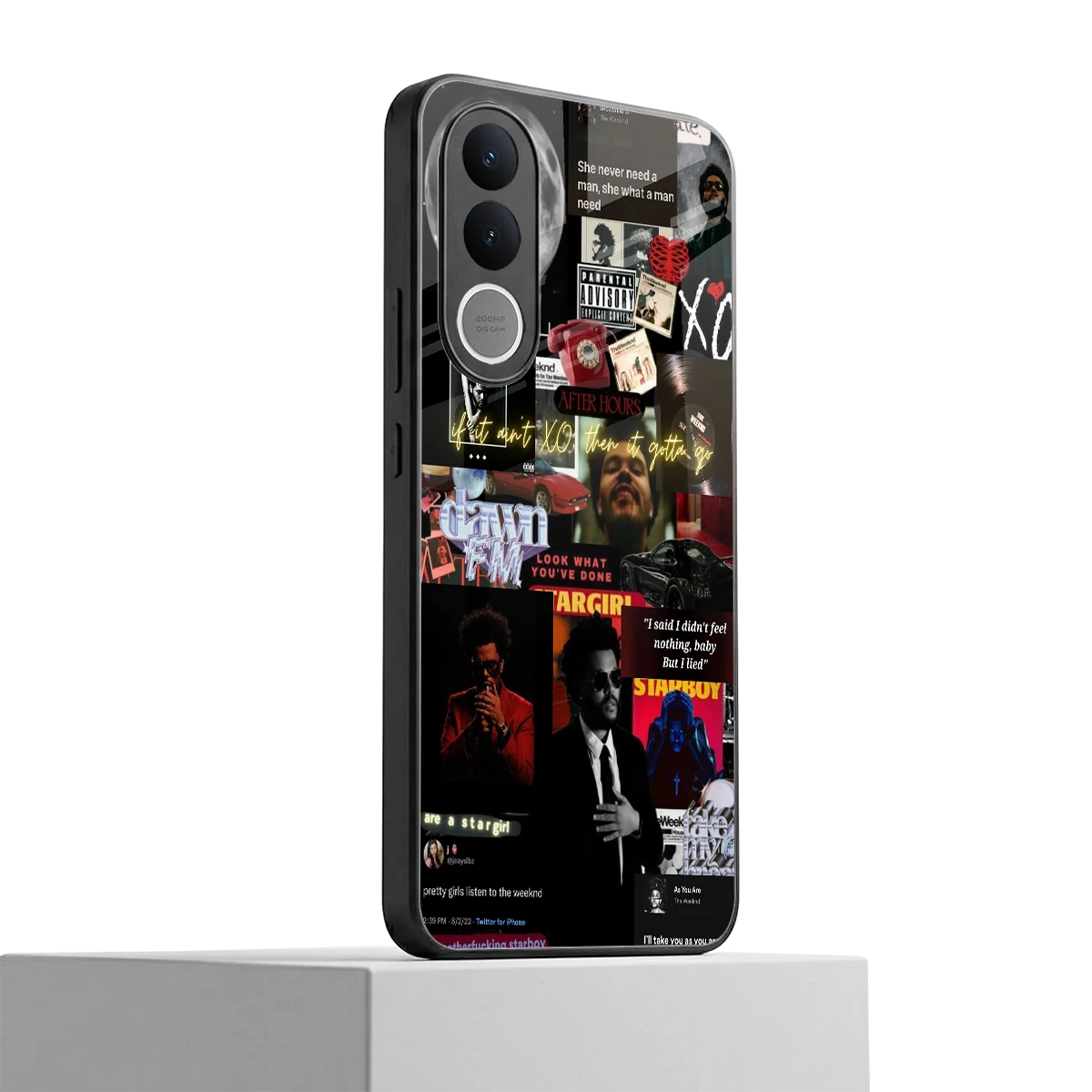 Star Boy Aura vivo v70 fe mobile cover | shockproof glass phone case