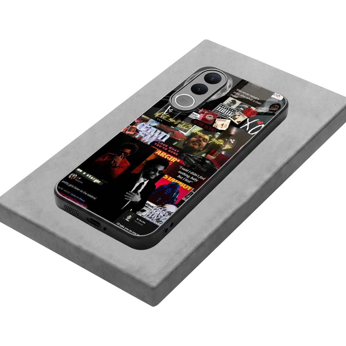 Star Boy Aura stylish phone case for vivo v70 fe | glossy glass and slim fit