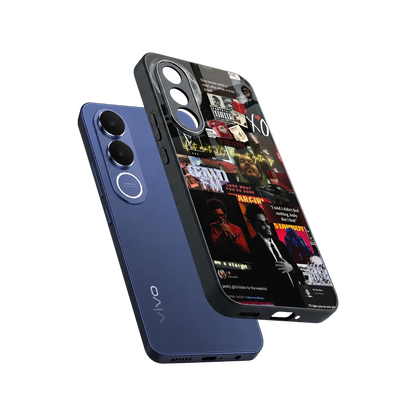 Star Boy Aura sleek vivo v70 fe cover with tempered glass back and TPU edges
