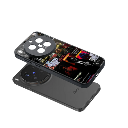Star Boy Aura sleek vivo x300 pro cover with tempered glass back and TPU edges