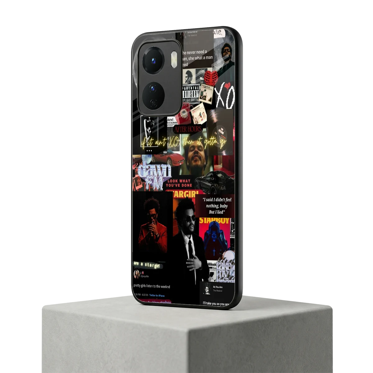 Star Boy Aura vivo y16 mobile cover | shockproof glass phone case