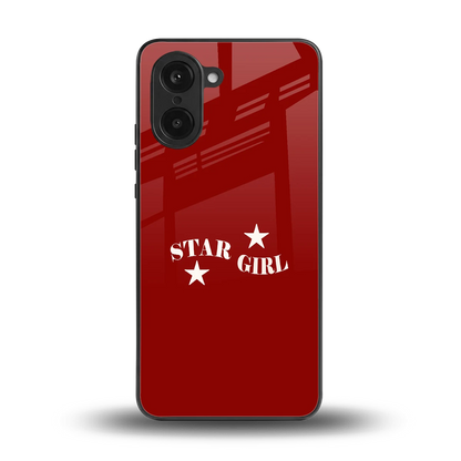 Star Girl back phone cover | glass case for oneplus nord ce5 5g