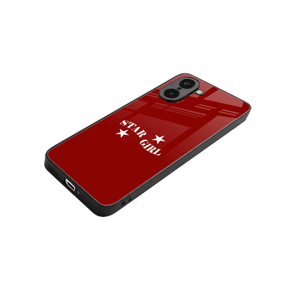 Star Girl stylish phone case for oneplus nord ce5 5g | glossy glass and slim fit