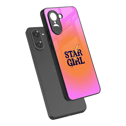 Star Girl Aesthetic sleek oneplus nord ce5 5g cover with tempered glass back and TPU edges