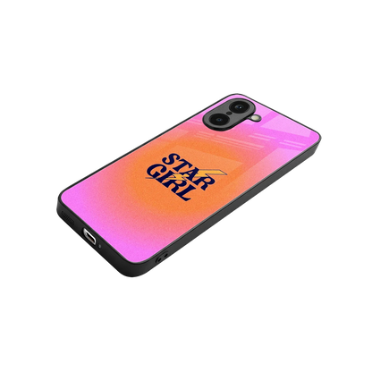 Star Girl Aesthetic stylish phone case for oneplus nord ce5 5g | glossy glass and slim fit