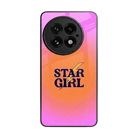 Star Girl Aesthetic back phone cover | glass case for oneplus 13