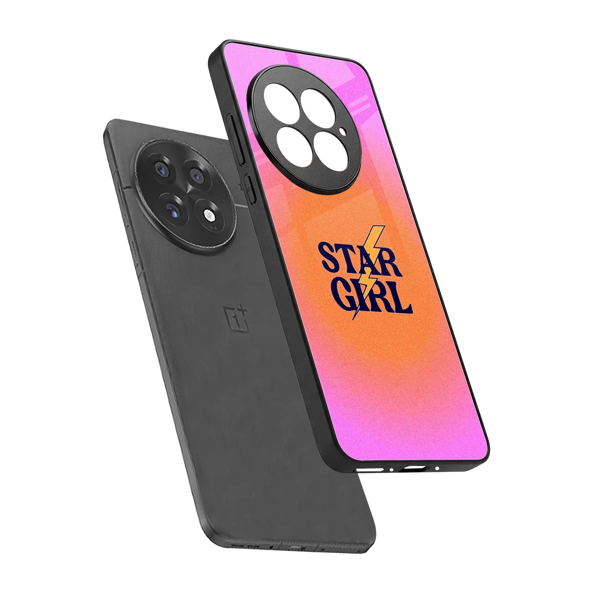Star Girl Aesthetic sleek oneplus 13 cover with tempered glass back and TPU edges