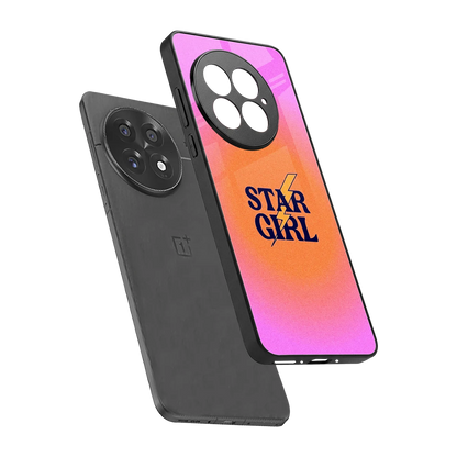 Star Girl Aesthetic sleek oneplus 13 cover with tempered glass back and TPU edges