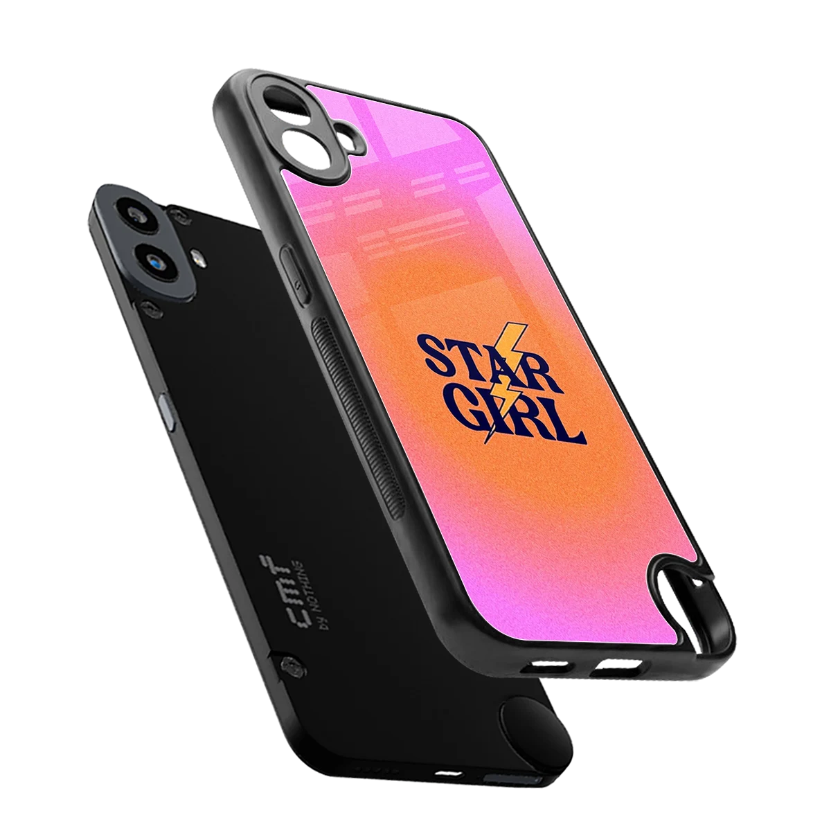 Star Girl Aesthetic sleek cmf nothing phone 1 cover with tempered glass back and TPU edges