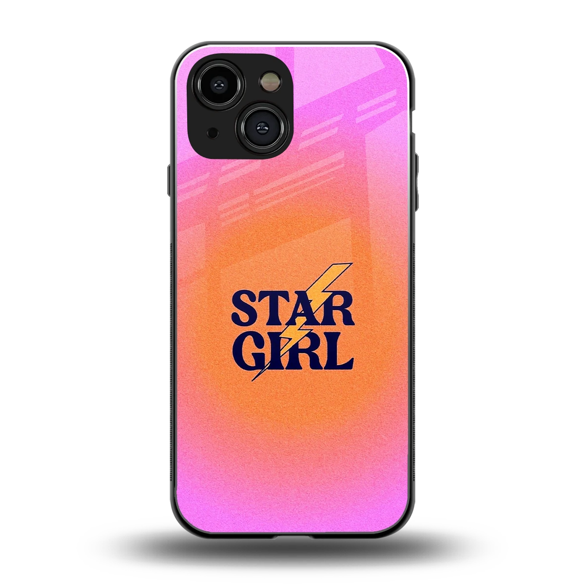 Star Girl Aesthetic back phone cover | glass case for iphone 12 mini