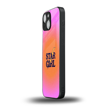 Star Girl Aesthetic iphone 13 mini mobile cover | shockproof glass phone case