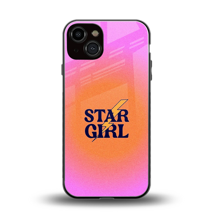 Star Girl Aesthetic back phone cover | glass case for iphone 13