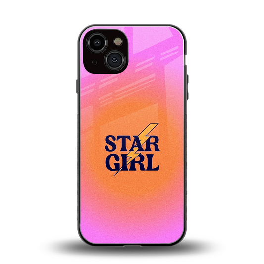 Star Girl Aesthetic back phone cover | glass case for iphone 13