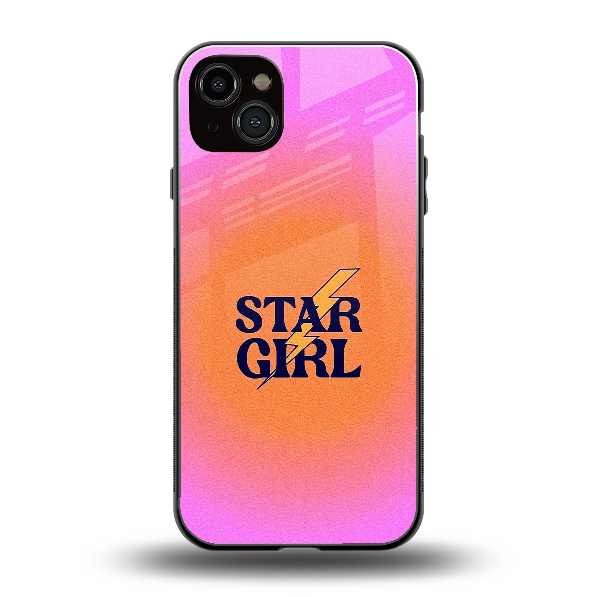 Star Girl Aesthetic back phone cover | glass case for iphone 14 plus