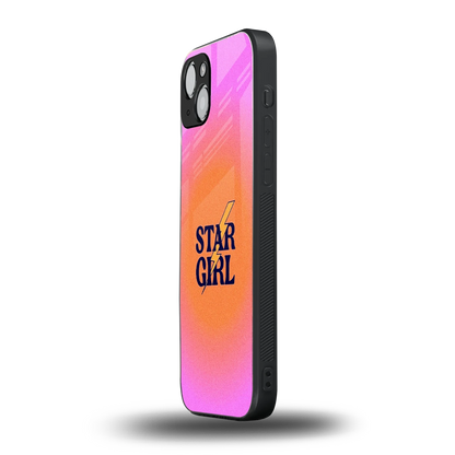 Star Girl Aesthetic iphone 14 plus mobile cover | shockproof glass phone case