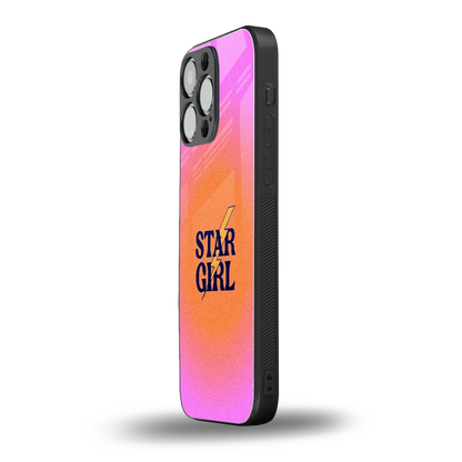 Star Girl Aesthetic iphone 15 pro max mobile cover | shockproof glass phone case