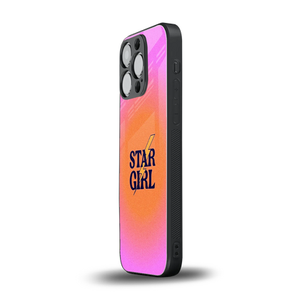 Star Girl Aesthetic iphone 15 pro mobile cover | shockproof glass phone case