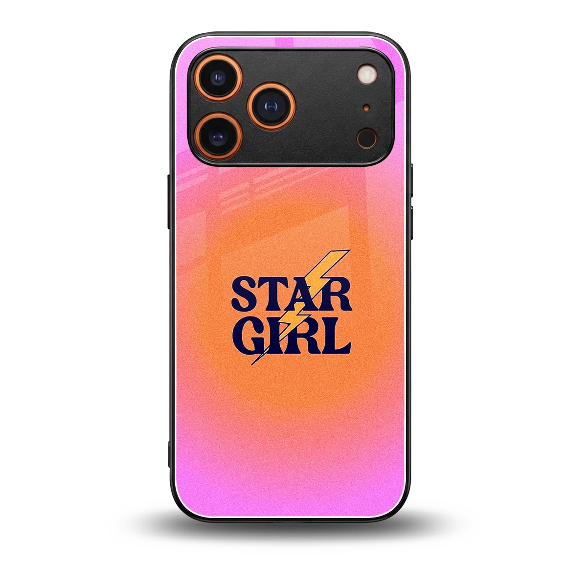 Star Girl Aesthetic back phone cover | glass case for iphone 17 pro