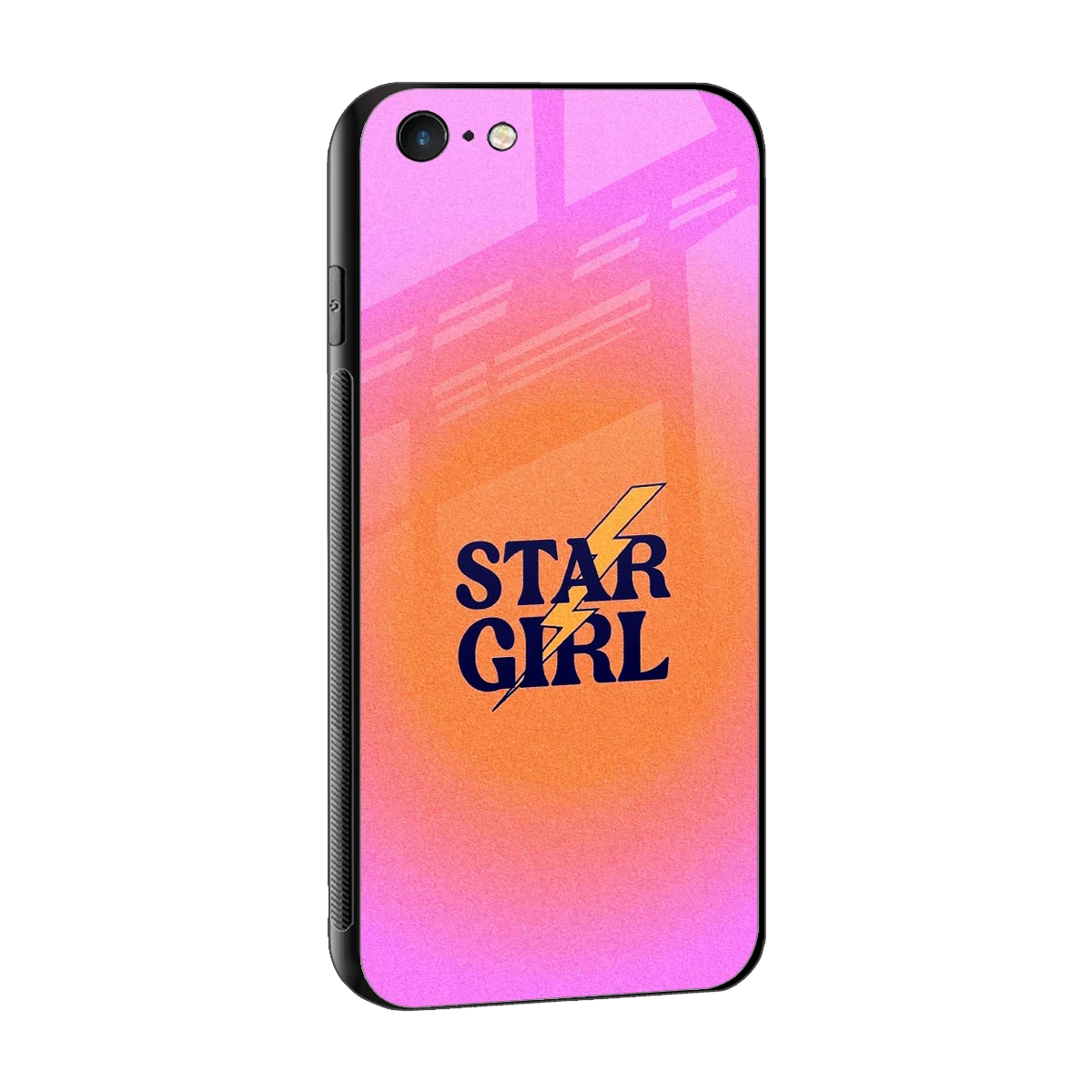 Star Girl Aesthetic sleek iphone 6 cover with tempered glass back and TPU edges