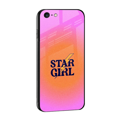 Star Girl Aesthetic sleek iphone 6s cover with tempered glass back and TPU edges