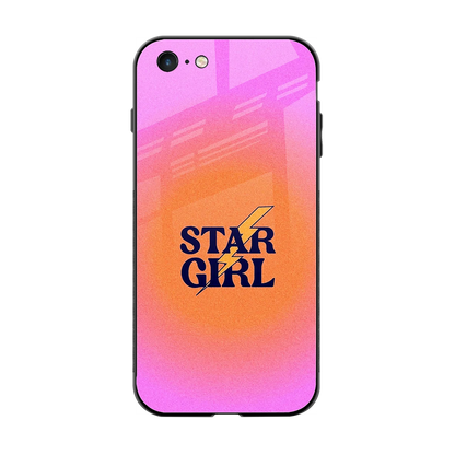 Star Girl Aesthetic back phone cover | glass case for iphone 6