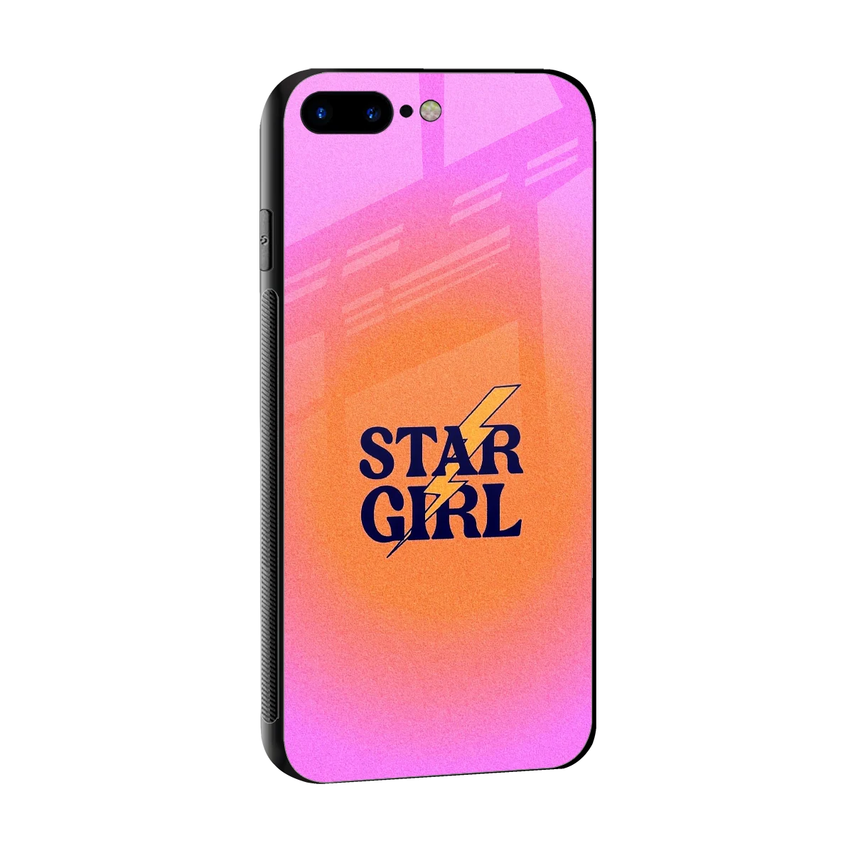 Star Girl Aesthetic sleek iphone 8 plus cover with tempered glass back and TPU edges