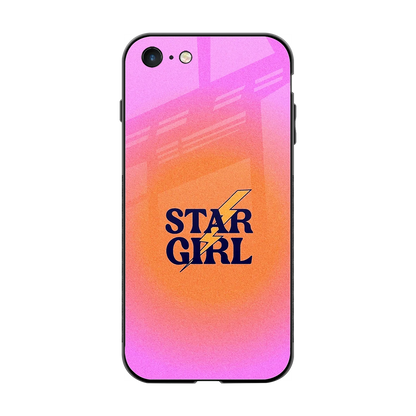 Star Girl Aesthetic back phone cover | glass case for iphone 7