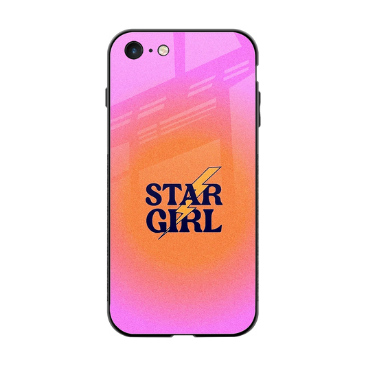 Star Girl Aesthetic back phone cover | glass case for iphone 7