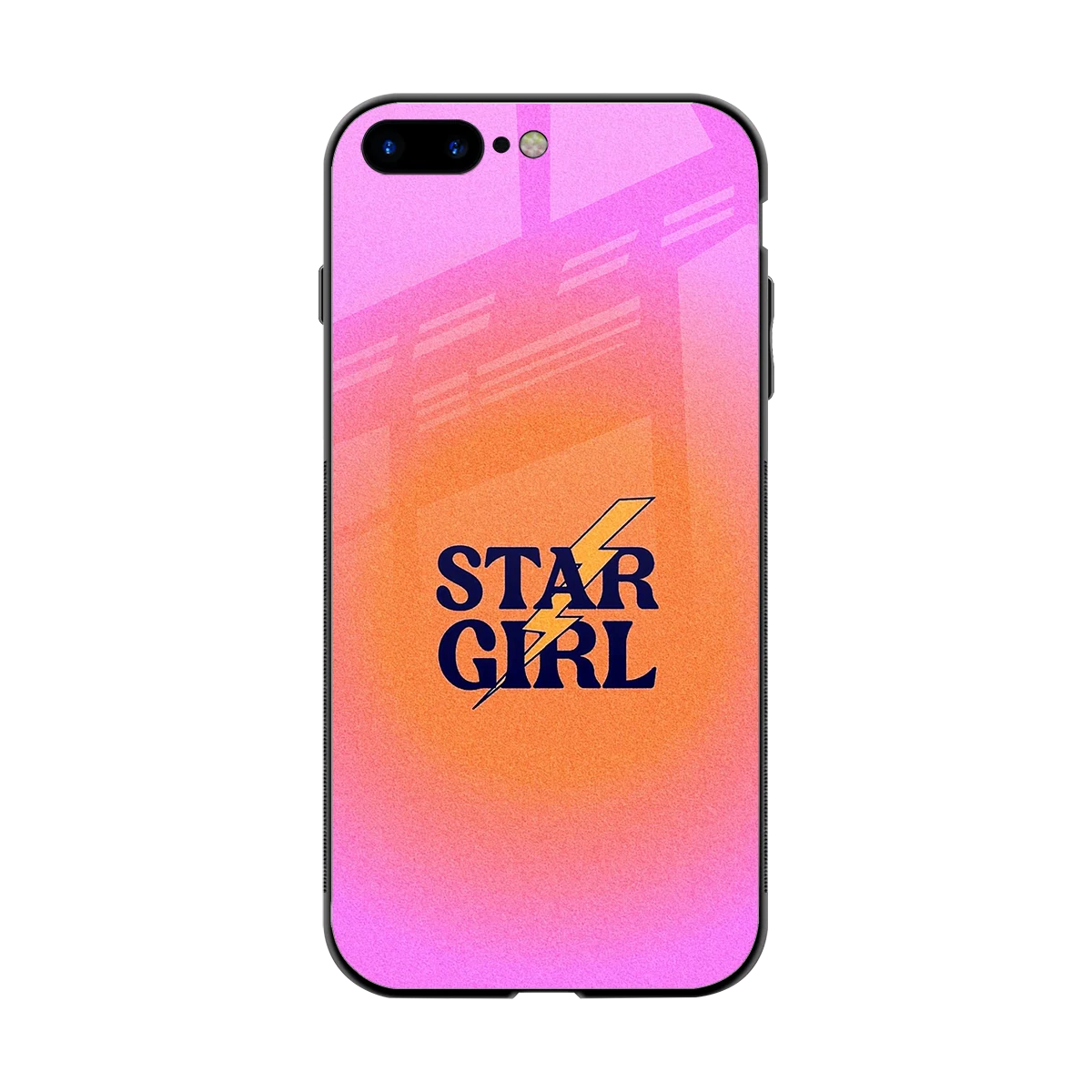Star Girl Aesthetic back phone cover | glass case for iphone 8 plus