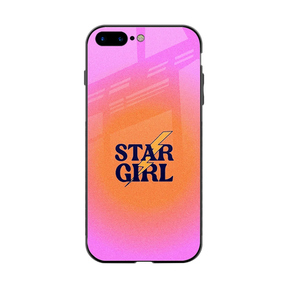 Star Girl Aesthetic back phone cover | glass case for iphone 8 plus
