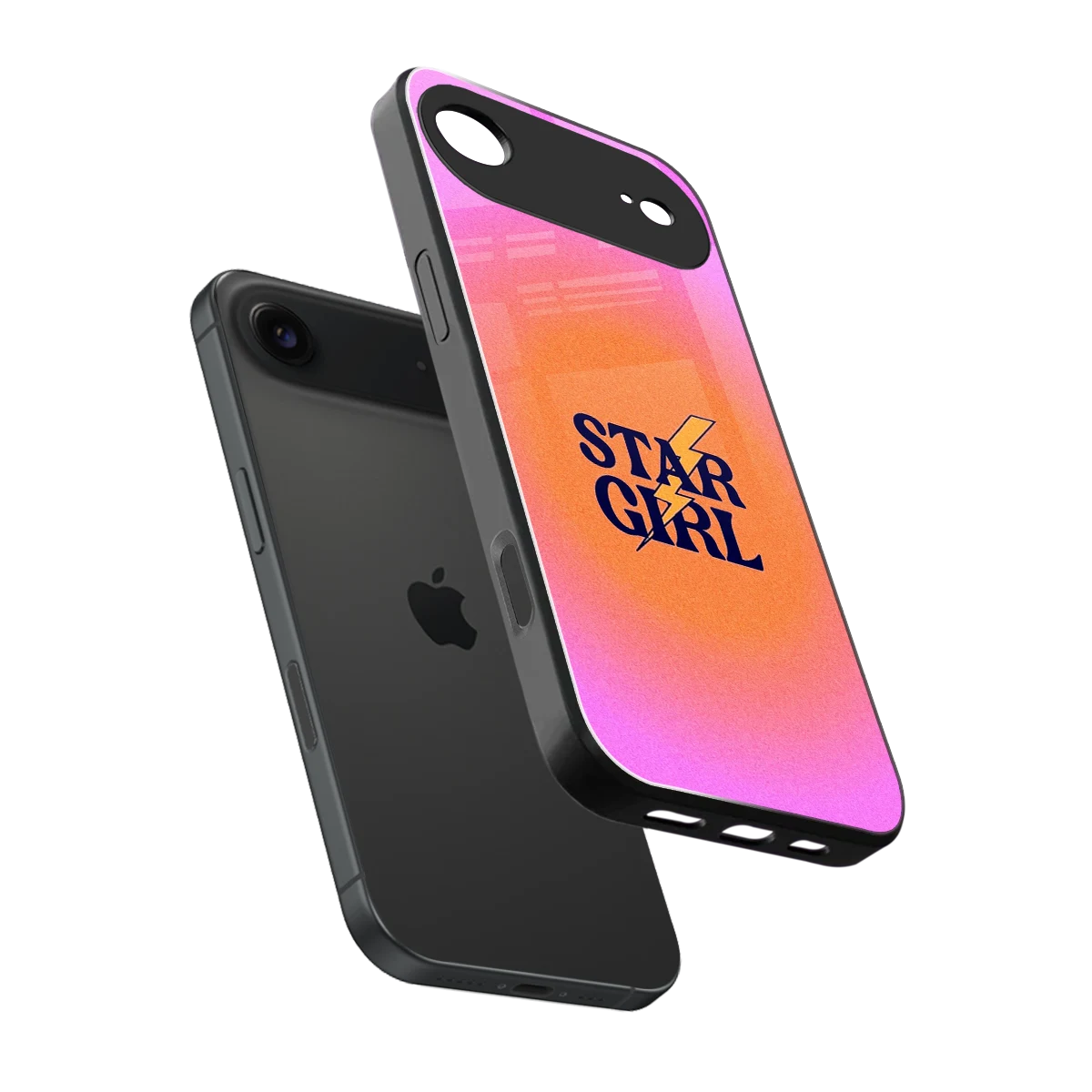 Star Girl Aesthetic sleek iphone air cover with tempered glass back and TPU edges
