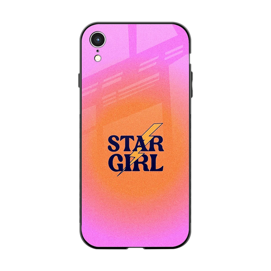 Star Girl Aesthetic back phone cover | glass case for iphone xr