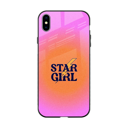 Star Girl Aesthetic back phone cover | glass case for iphone xs max
