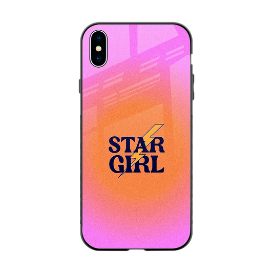 Star Girl Aesthetic back phone cover | glass case for iphone xs max