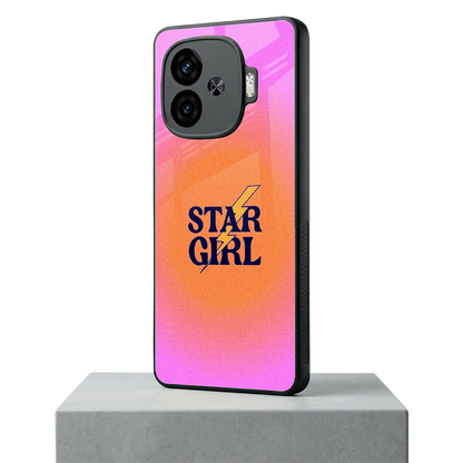 Star Girl Aesthetic iqoo neo 10r 5g mobile cover | shockproof glass phone case