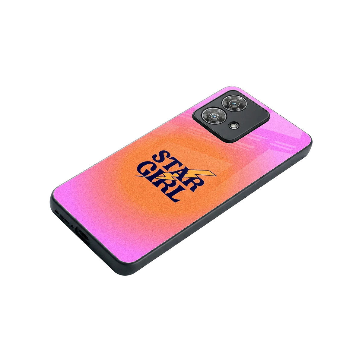 Star Girl Aesthetic stylish phone case for motorola edge 40 neo 5g | glossy glass and slim fit