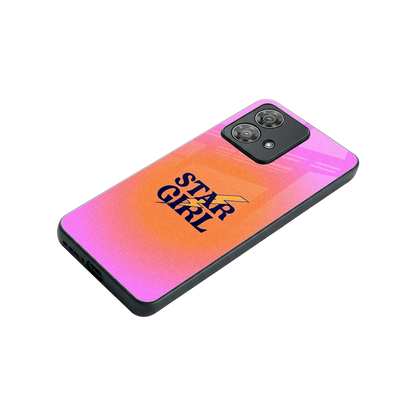 Star Girl Aesthetic stylish phone case for motorola edge 40 neo 5g | glossy glass and slim fit