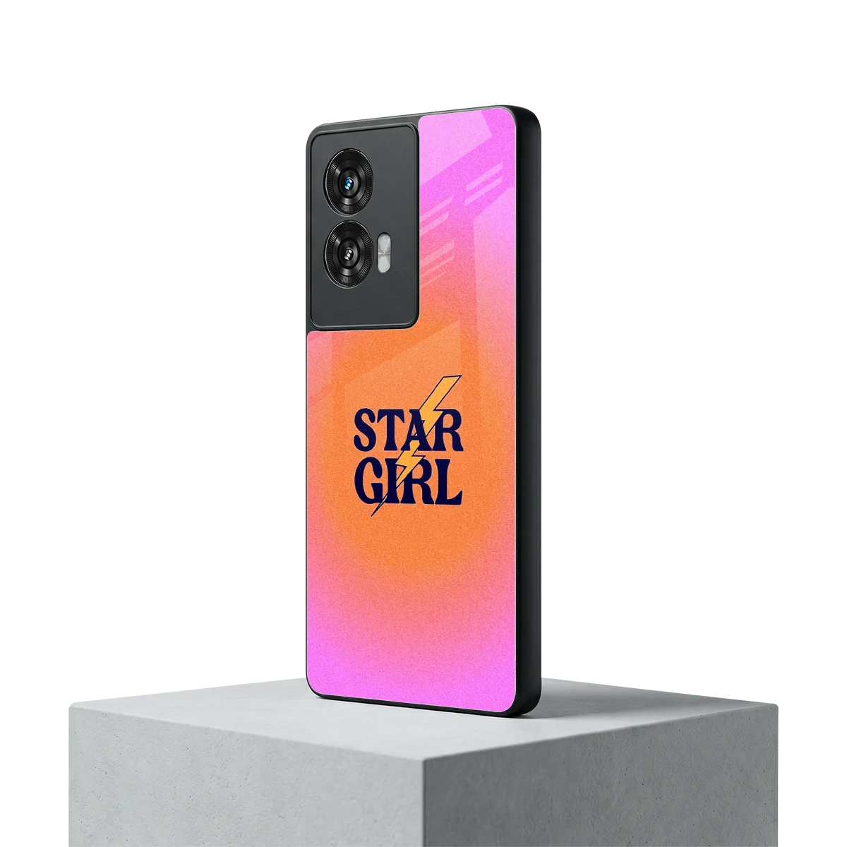 Star Girl Aesthetic motorola edge 50 fusion mobile cover | shockproof glass phone case