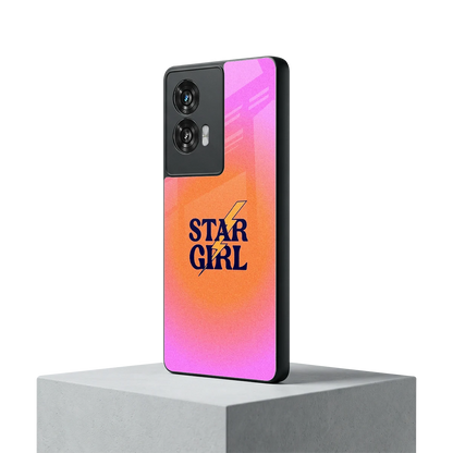 Star Girl Aesthetic motorola edge 50 fusion mobile cover | shockproof glass phone case