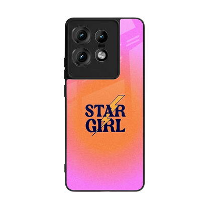 Star Girl Aesthetic back phone cover | glass case for motorola edge 50 pro