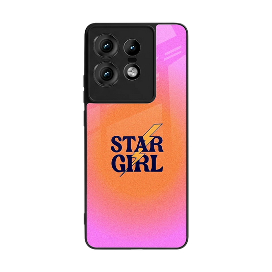 Star Girl Aesthetic back phone cover | glass case for motorola edge 50 pro