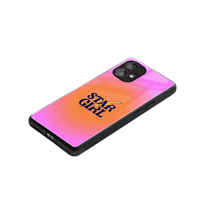 Star Girl Aesthetic stylish phone case for nothing phone 1 | glossy glass and slim fit