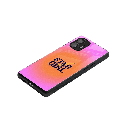 Star Girl Aesthetic stylish phone case for nothing phone 2 | glossy glass and slim fit