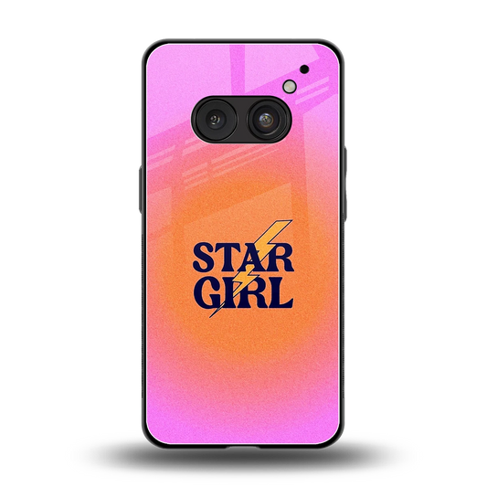Star Girl Aesthetic back phone cover | glass case for nothing phone 2a
