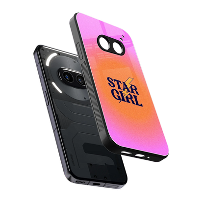 Star Girl Aesthetic sleek nothing phone 2a cover with tempered glass back and TPU edges