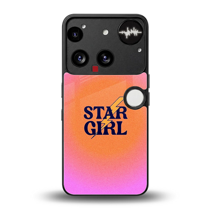 Star Girl Aesthetic back phone cover | glass case for nothing phone 3